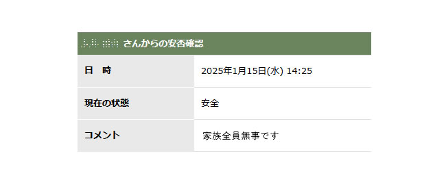 伝言所在