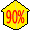 90%